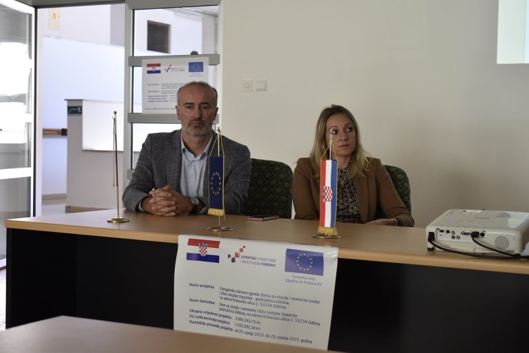 Održana završna konferencija projekta energetske obnove Doma za starije i nemoćne u Udbini