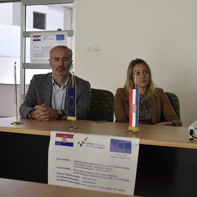 Održana završna konferencija projekta energetske obnove Doma za starije i nemoćne u Udbini